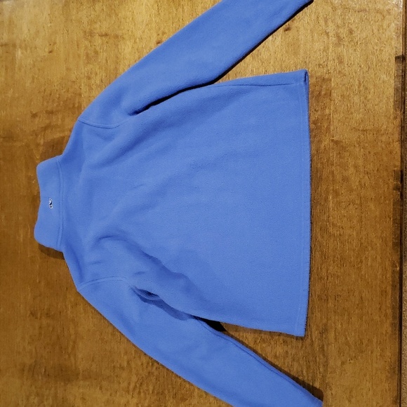 Vineyard Vines Light Blue/ Purple  Fleece Zip Pullover Medium - Picture 8 of 9
